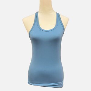 Nike Dri-Fit racer back blue tank